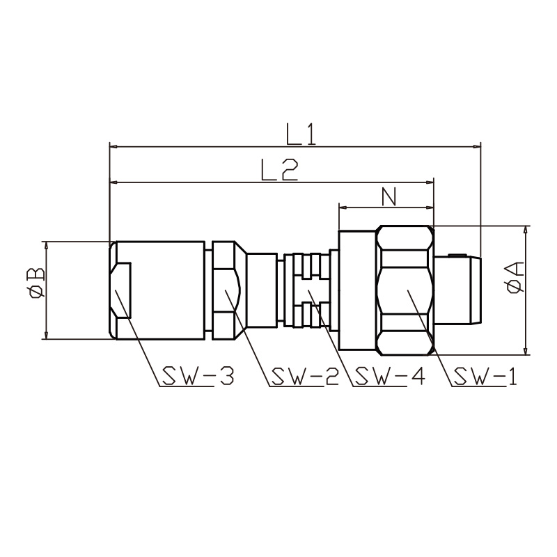 FVG W Series High Pressure Underwater Metal Circular Connector