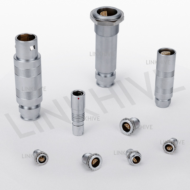 S Series FFA 2s/1s/3s/4s/5s/6s Circular Metal Half Moon Connector