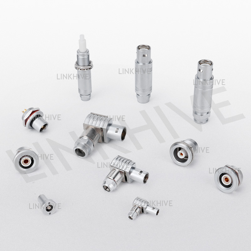 LINKHIVE IP50/IP68 Coaxial/Trixial Push Pull Connector Selection