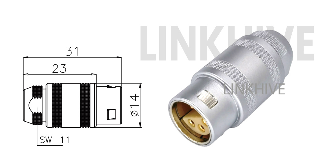 circular push pull Connectors