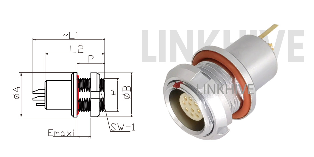watertight socket