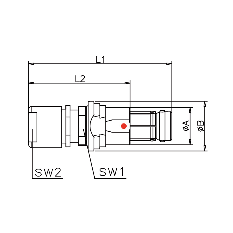 IP68 Replacement ultimate Series UP01 Short Cable Plug