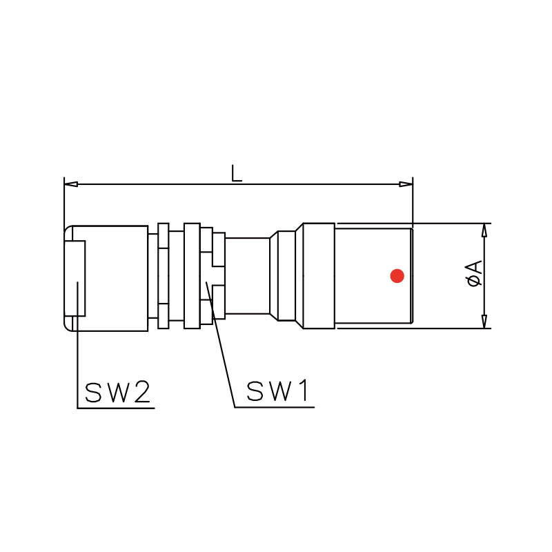 Replacement ultimate Series UR50 IP68 Short Cable Receptacle