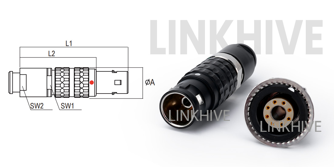 fluidic circular connectors