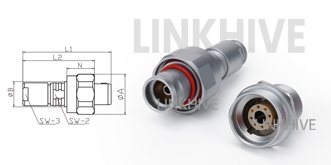 high water pressure screw locking connectors