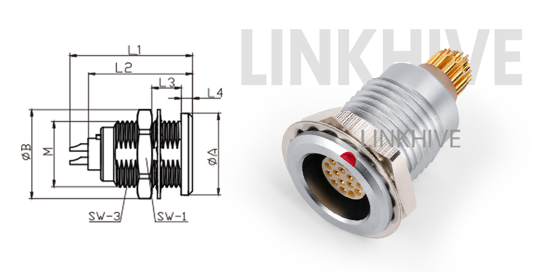 panel mount socket