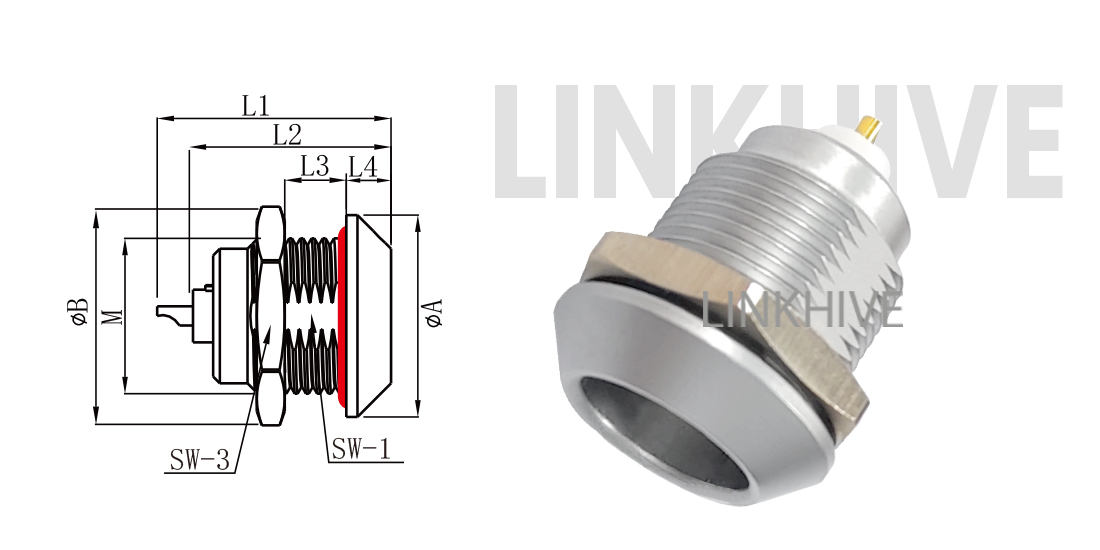 Multi-pin female connector