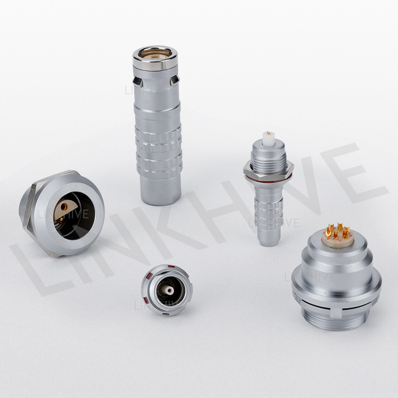 FFA 0E 1E 2E 3E Serie Ip68 Circular Push Pull Plug Aviation