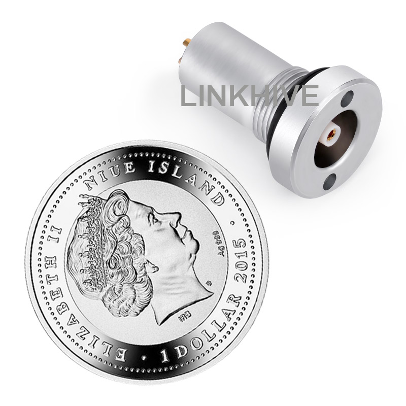 00 Series EWV Watertight Miniature Coaxial Cable Socket