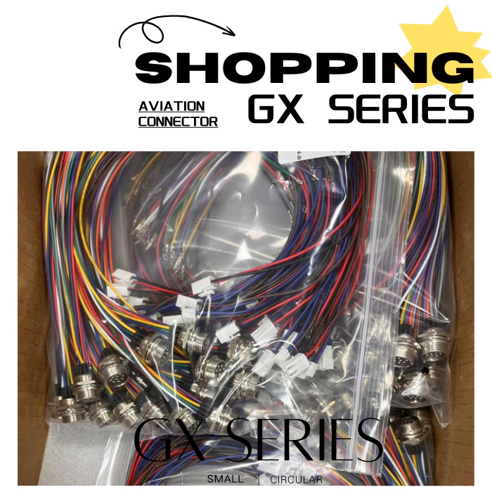 LINKHIVE SHIPED 1000 PCS GX16 pigtaills connector to Spain on 10/18