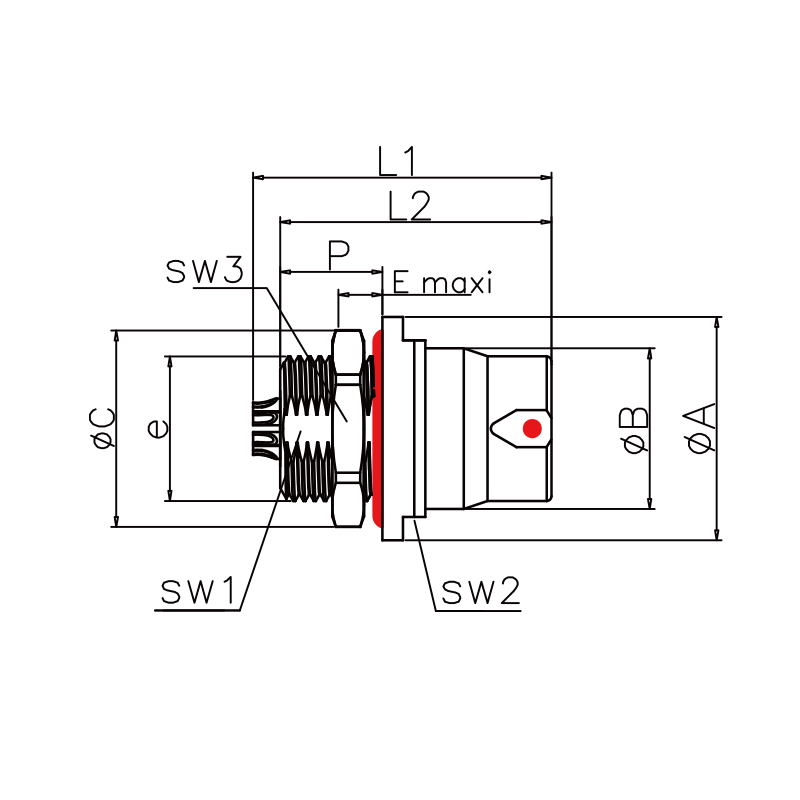 military connector