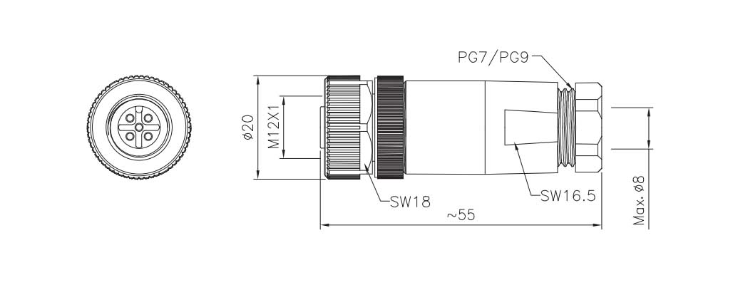 female connector