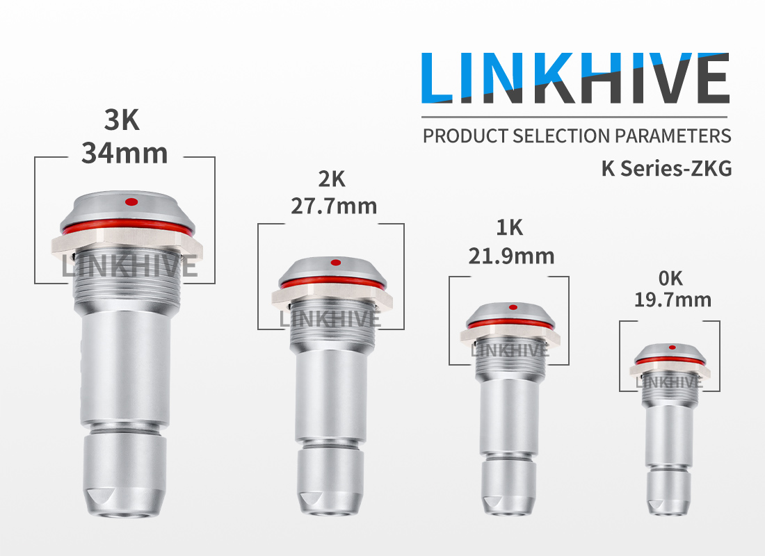Lemo push pull connector