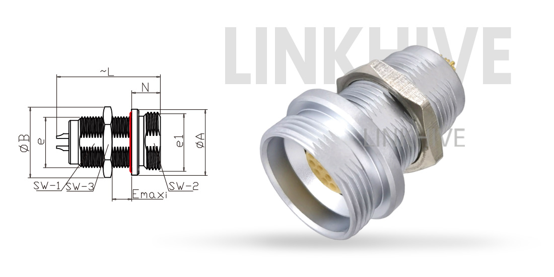threaded bnc connector