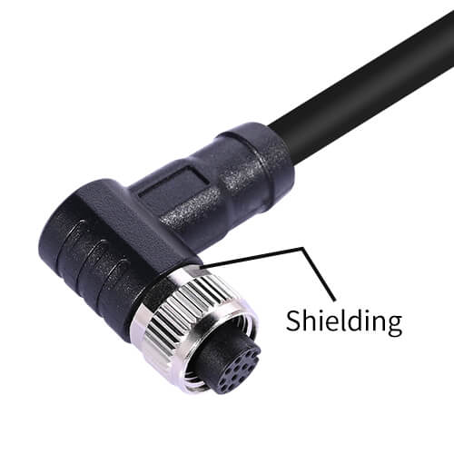 What is the code of the M12 connector?