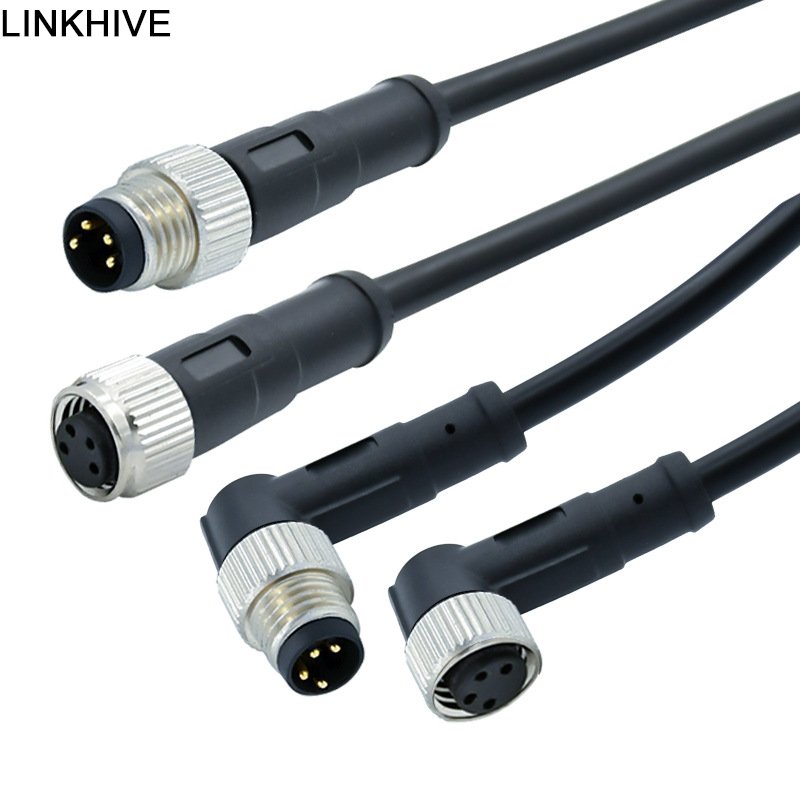What wire specifications does the M8 connector use?