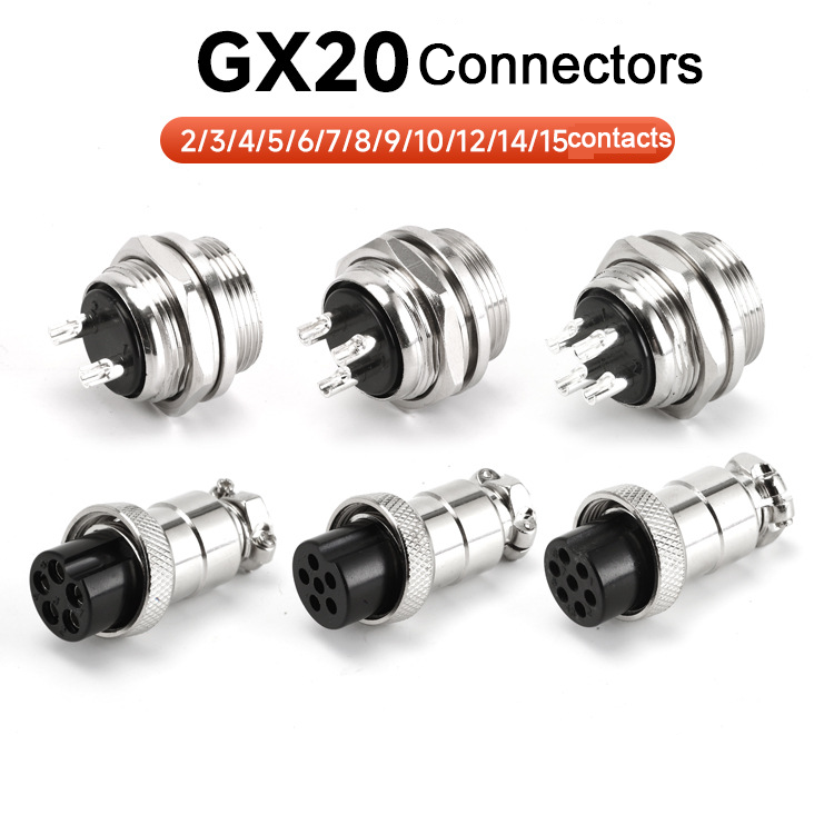 What are the different types of GX connectors?