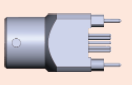 triaxial connector
