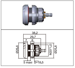 Hybrid socket