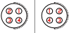 Hermetic circular connector