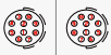 Hermetic circular connector