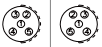 Plastic connector receptacle