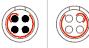 circular plastic connector circular plastic connector