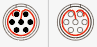 circular plastic connector circular plastic connector