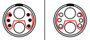 Pneumatic /fluidic circular connector