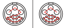 Pneumatic /fluidic circular connector