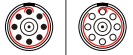 Pneumatic /fluidic circular connector