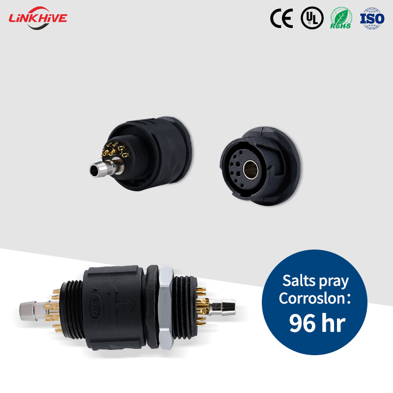OEM Custom ZM16A Circular Connector | 108/208 Pin IP68 PA66 Plastic Socket with Gold-plated Copper Alloy Contacts for Medical Devices