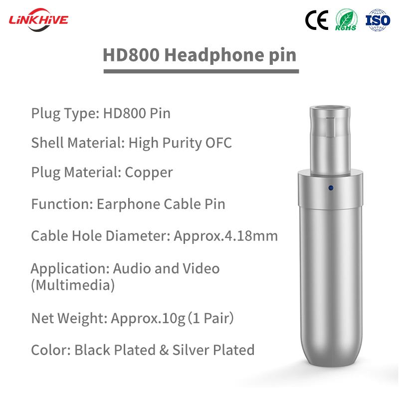 HD800/S/820 & D1000 Gold‑Plated Upgrade Cable – Flawless Signal Transfer, Rock‑Solid Connection