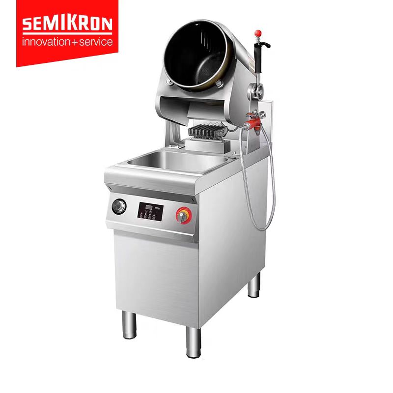 Semikron Automatic Rotary Stir Fry Cooking Machine for Restaurant