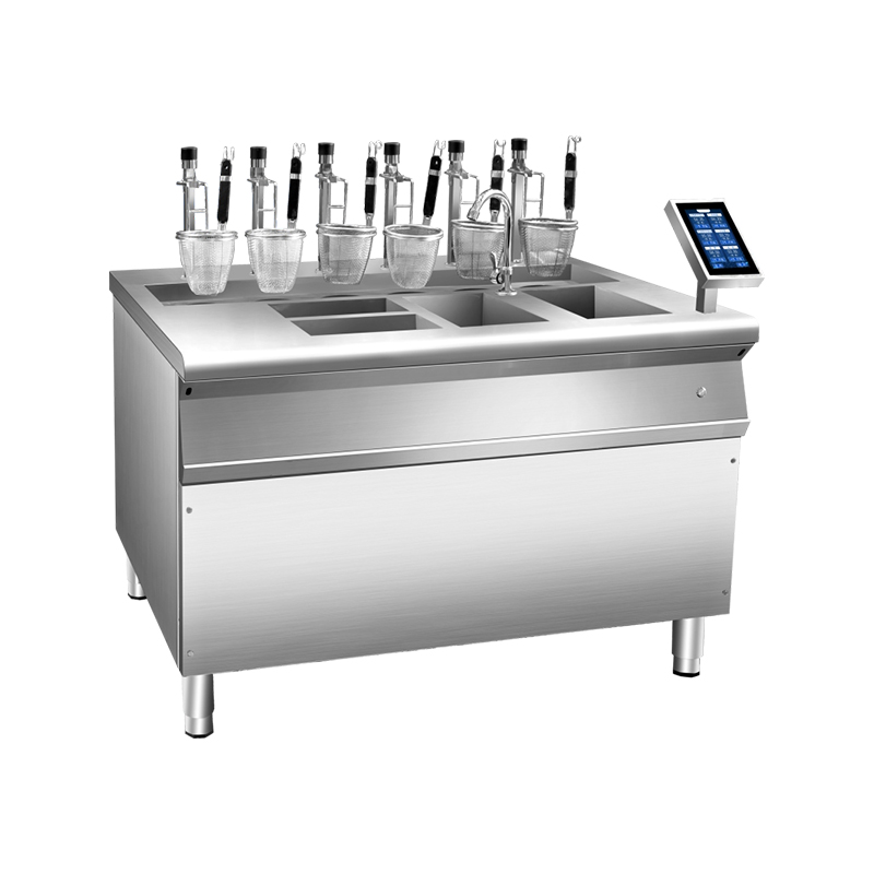 Commercial Automatic Noodle Cooking Machine with Soup Kettle