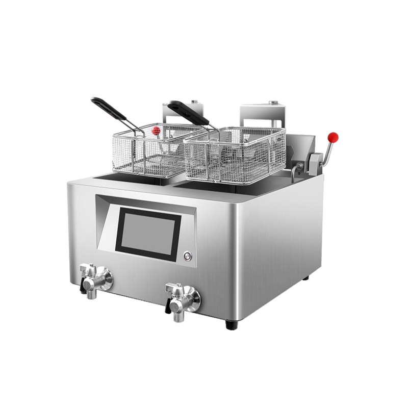 Commercial Table Top Dual Deep Fryer for Frying Chips