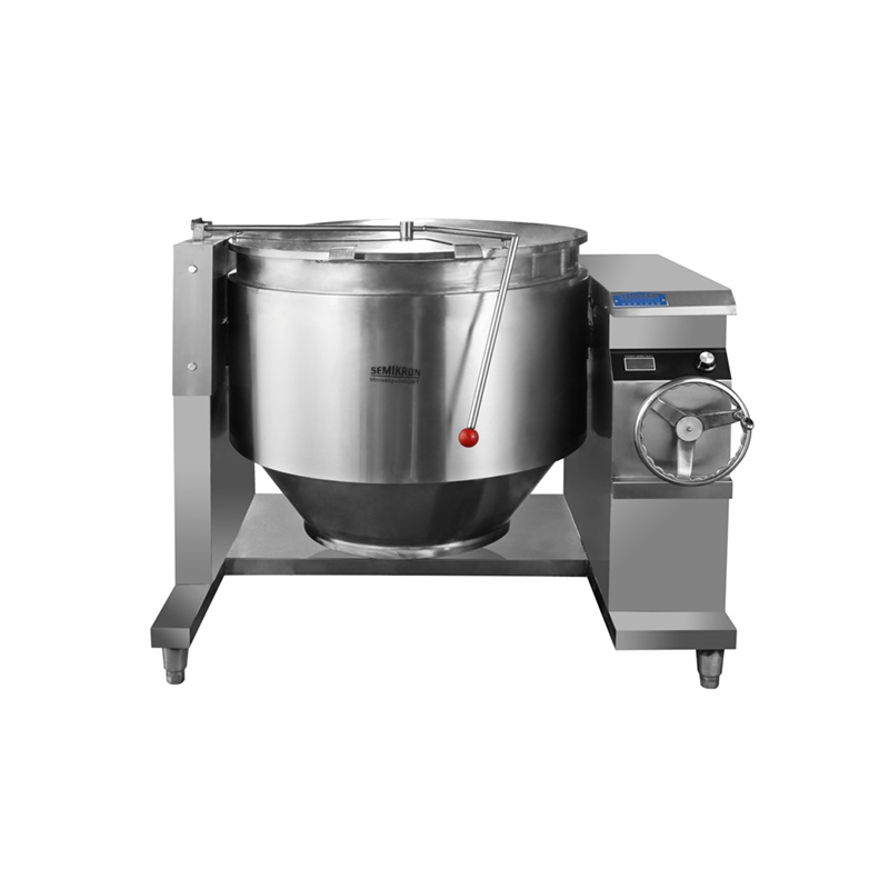 Commercial Heavy-duty Tilting Induction Boiling Pan with Mixer