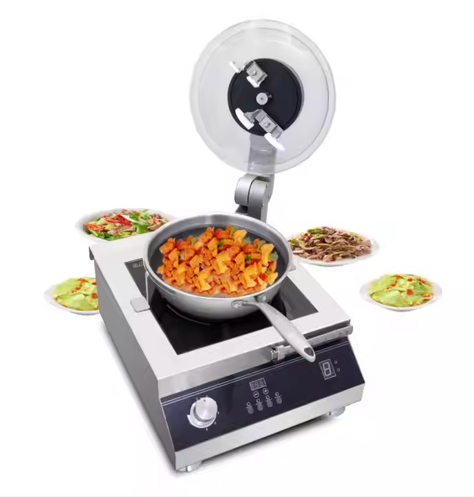 Semikron Automatic Stir Fry Cooking Robot Fried Rice Cooking Wok Machine