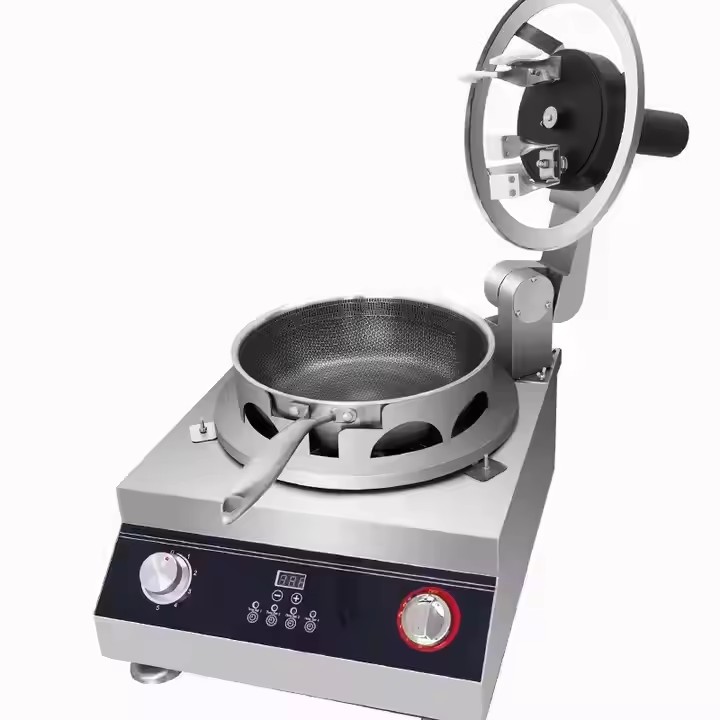 Semikron Automatic Stir Fry Cooking Robot Fried Rice Cooking Wok Machine
