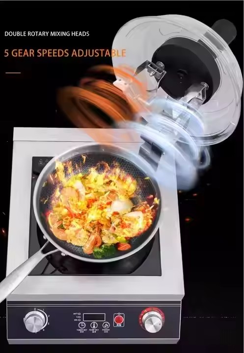 Semikron Automatic Stir Fry Cooking Robot Fried Rice Cooking Wok Machine