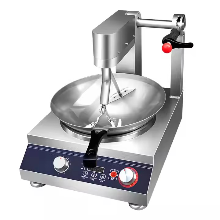 Semikron Gas Automatic Cooking Wok Machine AI Cooking Robot Stir Fry Restaurants Cooking Machine