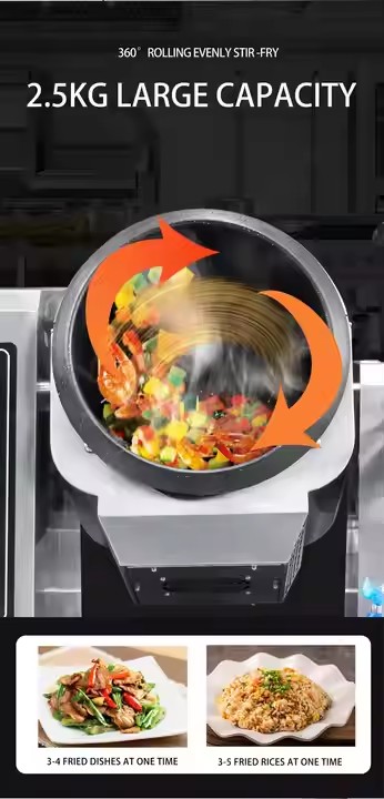 Semikron Restaurant Use Automatic Cooking Robot Cooking Wok Machines for Businesses