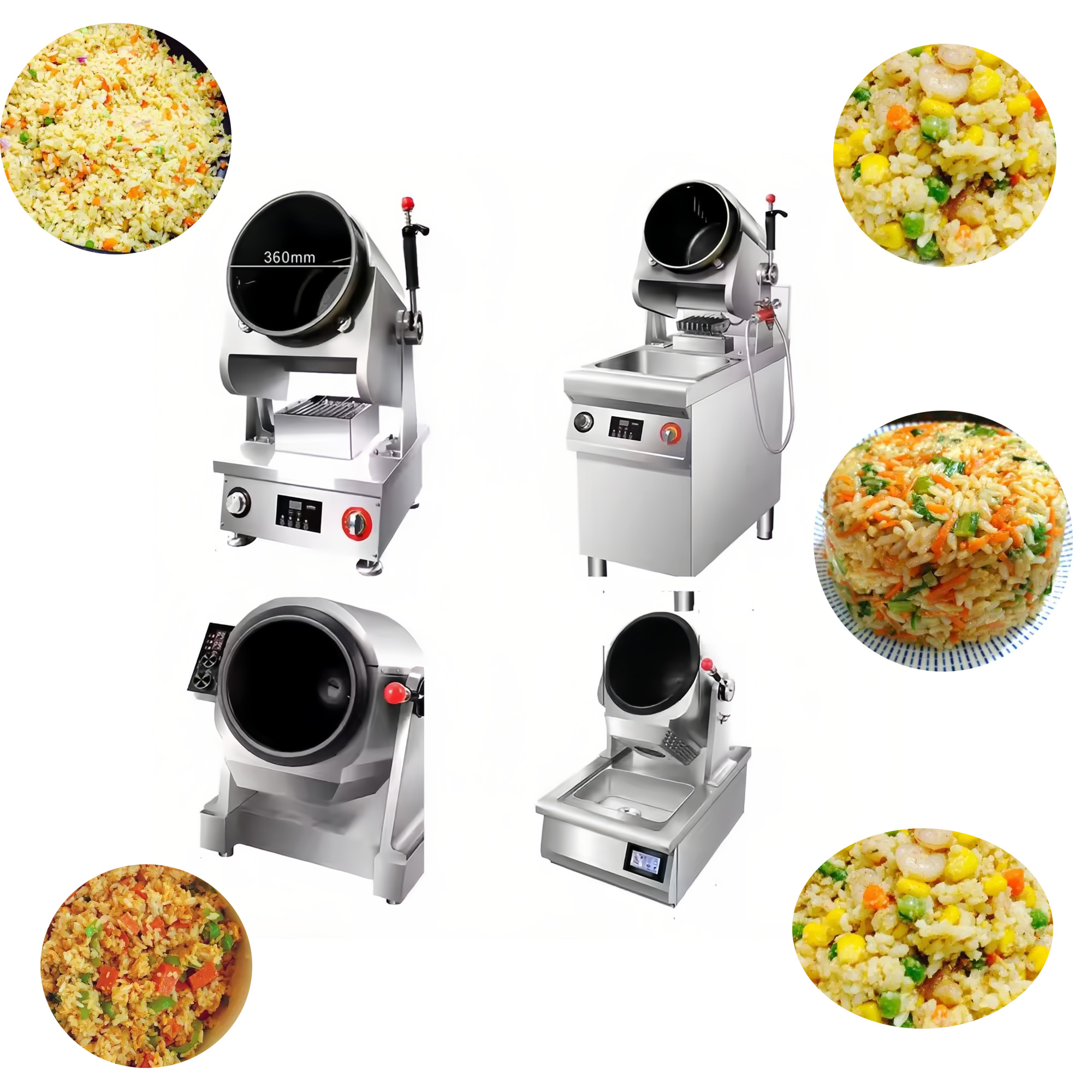 Semikron Best Price Automatic Cooking Wok Machine Auto Stir Fry Egg rice Fried Rice Cooking Robot