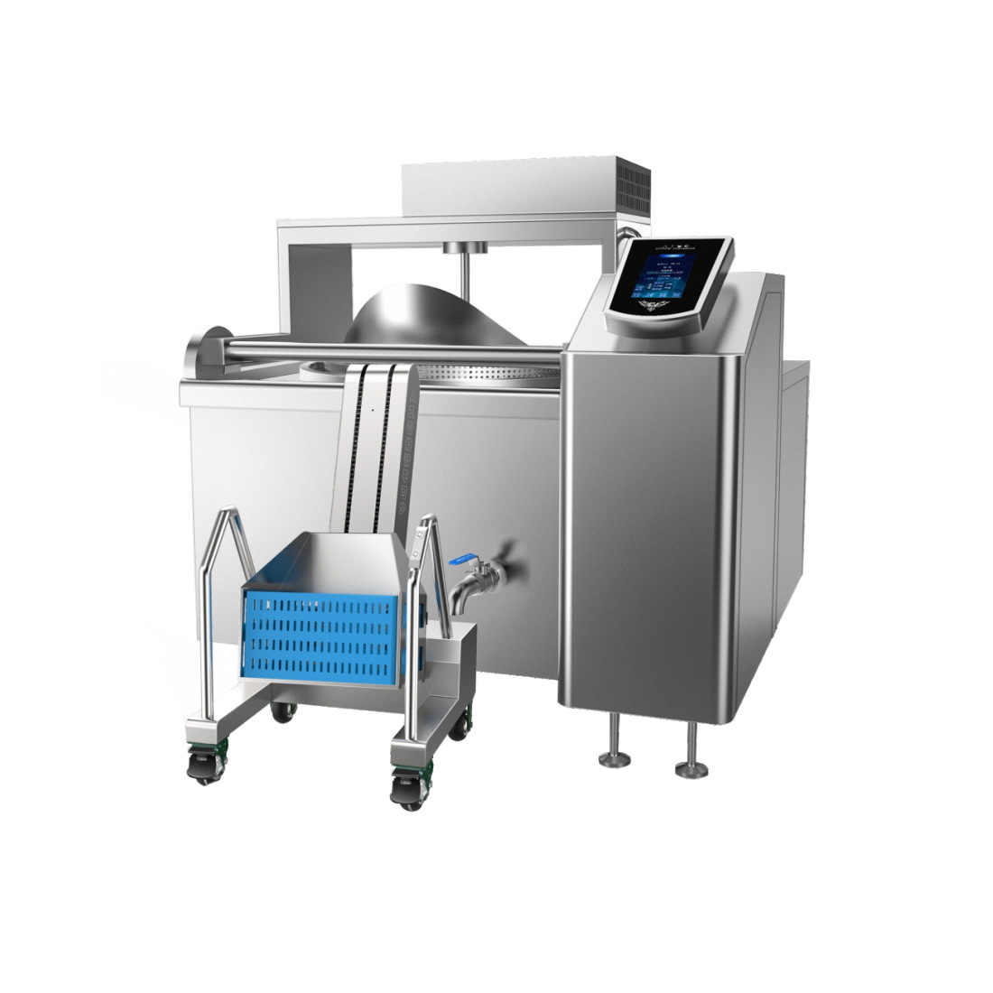 The large-capacity intelligent control of the deep fryer is suitable for canteens, schools, factories and large dining halls