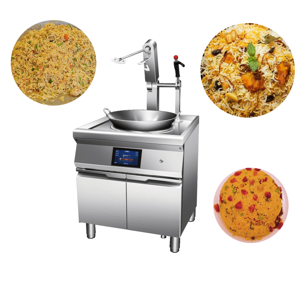 Supply SEMIKRON Automatic fried rice mixer machine Chicken Fried Rice ...
