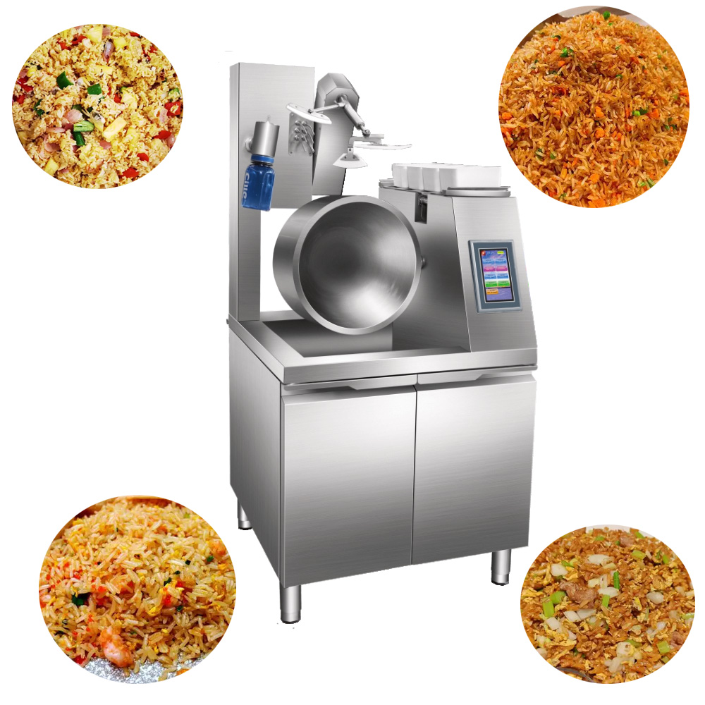SEMIKRON Fully Large Automatic Cooker Fried Rice Cooking Wok Machine Stir fry Chicken Rice Robot