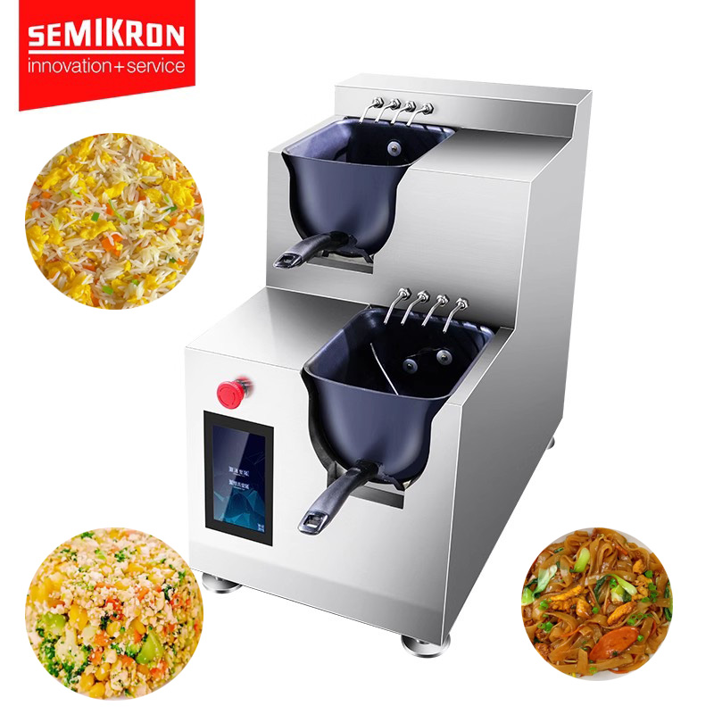 Semikron fully automatic AI cooking robot Takeout Fried rice cooker Restaurant Kitchen Helper