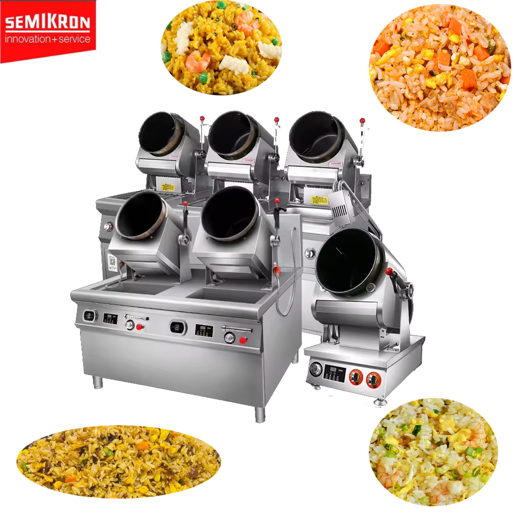 Semikron Roller series intelligent cooking wok Machine AI inside cooking Robot