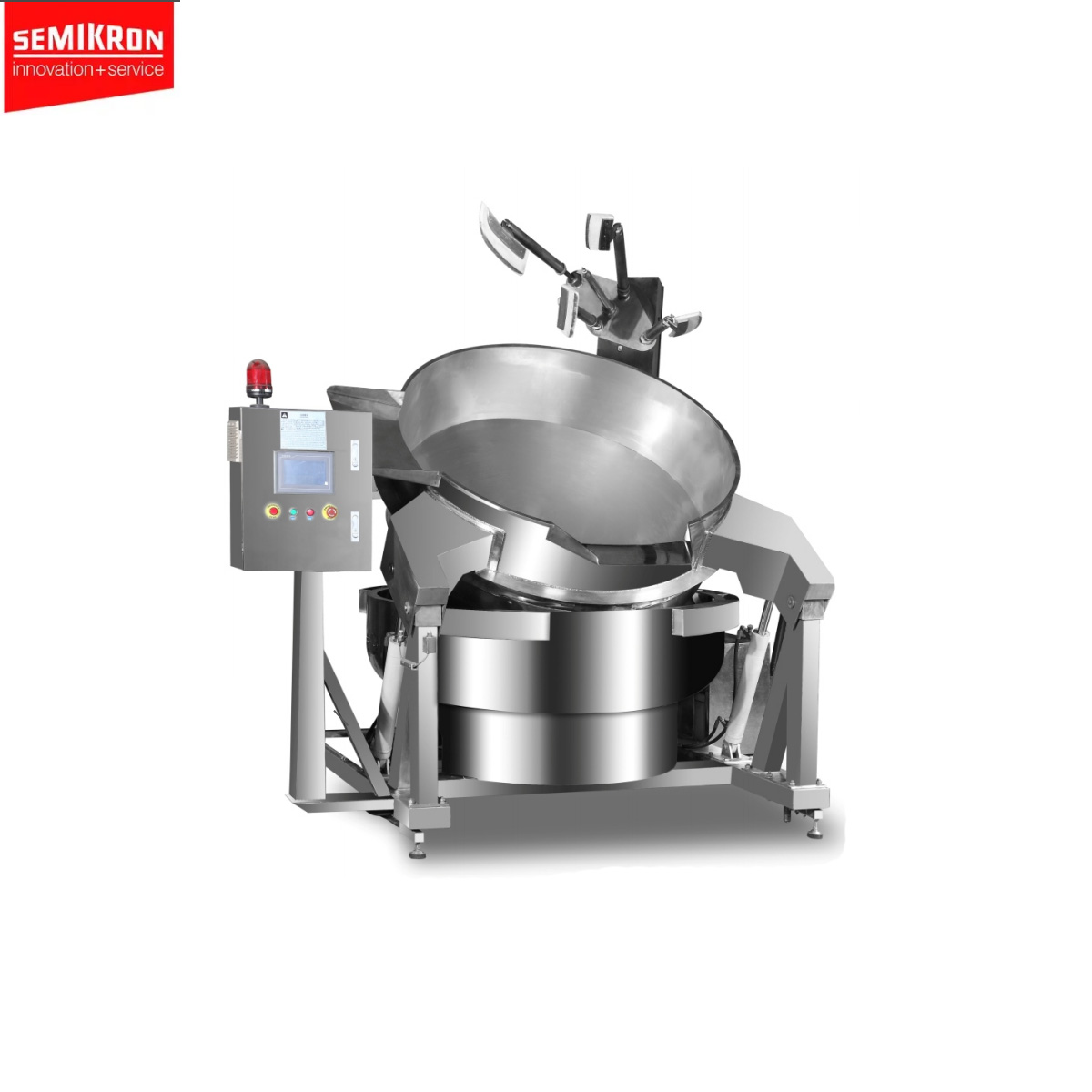 SEMIKRON Chili Curry Sauce Making Machine Electric Automatic Stir Fry Cooking Mixer Machine