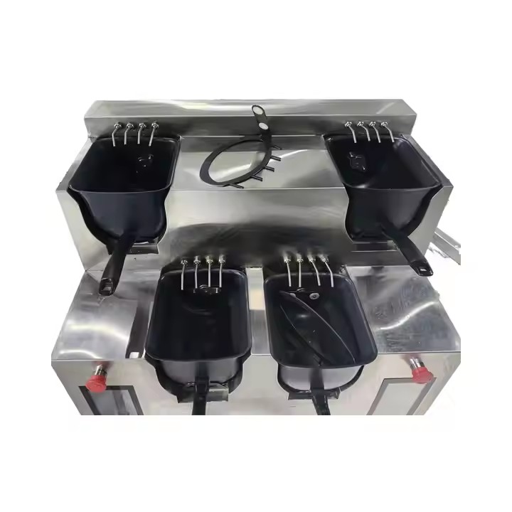 2025 New 3 Pots Automatic Cooking Machine for Restaurant Kitchen Stir Fry Wok Robotic Machine